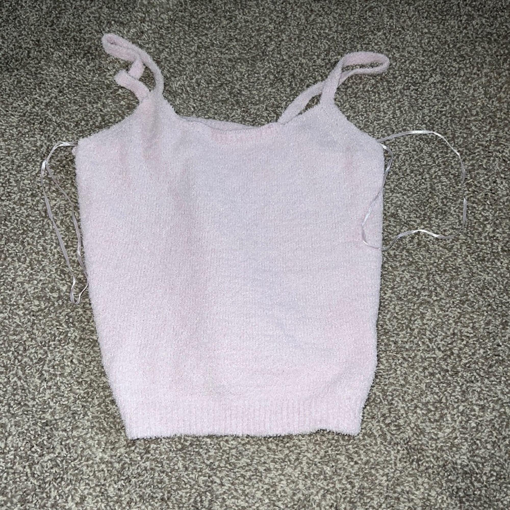 Sincerely Jules, XS crop top with matching cardigan.